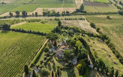 Villa la Monarca 16: Vogelperspectief, Woongebied, Landschap, Huis, Land Lot, Plantage, Landgoed, Luchtfotografie, Menselijke Nederzetting, Landelijk Gebied