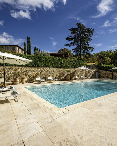 Podere Vernine di Sotto 14: Zwembad, Toevlucht, Waterpartij, Flagstone, Landscaping, Tuin, Eco Hotel, Villa, Buitenmeubels, Tegel