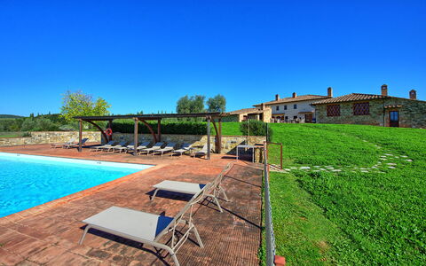 Fornacino: Lucht, Water, Fabriek, Eigendom, Zwembad, Boom, Buitenmeubels, Land Lot, Gebouw, Gras