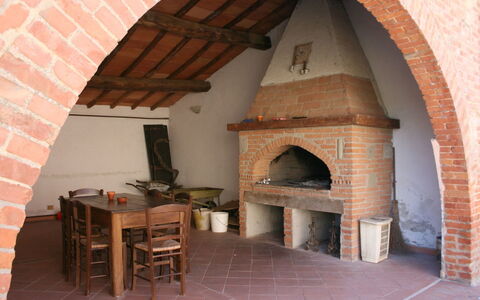 Fattoria le Chianacce: Haard, Steenoven, Eigendom, Kamer, Boog, Gebouw, Fireplace, Huis, Steen, Onroerend Goed
