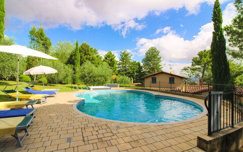 Villino Alba: Zwembad, Toevlucht, Buitenmeubels, Schaduw, Tuin, Eco Hotel, Landscaping, Hacienda, Landgoed, Backyard