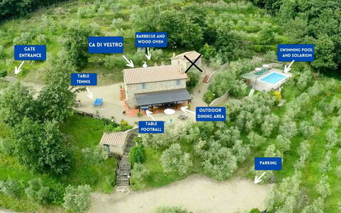 Agriturismo Ca di Vestro: Huis, Struik, Landelijk Gebied, Verblijf, Landgoed, Dorp, Boerderij, Tuin, Landscaping