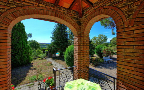 Casale Ambra: Eigendom, Boog, Architectuur, Gebouw, Onroerend Goed, Huis, Steen, Boom, Huis, Tuin