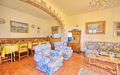 Casale Ambra: Kamer, Eigendom, Onroerend Goed, Gebouw, Meubilair, Interieur Ontwerp, Huis, Verdieping, Restaurant