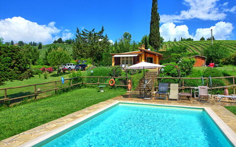 Casa Ovile: Wolk, Water, Lucht, Fabriek, Zwembad, Groen, Blauw, Azure, Boom, Gras