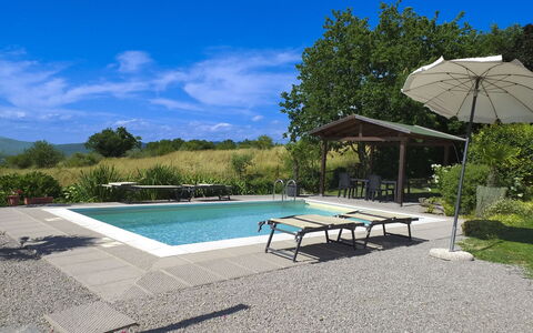 Casetta i Ciliegi: Tuin, Verblijf, Boerderij, Schaduw, Landscaping, Landgoed, Werf, Backyard, Stenen Muur, Hacienda