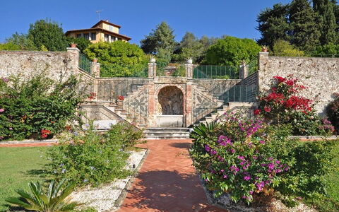 Villa Camaiore: Eigendom, Tuin, Muur, Gebouw, Plantkunde, Werf, Huis, Landschap, Landscaping, Fabriek