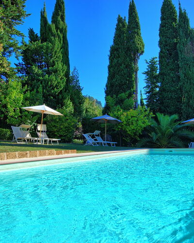 Villa Camaiore: Zwembad, Eigendom, Vrije Tijd, Vakantie, Onroerend Goed, Water, Toevlucht, Boom, Landgoed, Huis