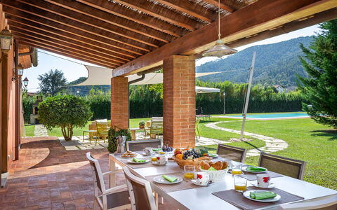 Le Vigne 6: Tafel, Fabriek, Meubilair, Tableware, Eigendom, Bloempot, Stoel, Schaduw, Interieur Ontwerp, Buitenmeubels