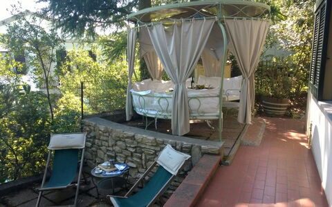 Villa La Quercia: Eigendom, Kamer, Onroerend Goed, Gebouw, Backyard, Outdoor Structuur, Vrije Tijd, Huis, Veranda